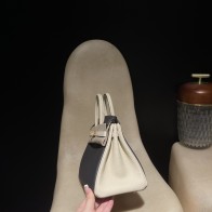 【NEW】 HERMES Birkin 25 Togo  88 Graphite ×10 Craie   Gold 