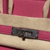 【NEW】 HERMES Birkin 25 Togo  E5 Rose Tyrien ×S3 Rouge Cœur Silver