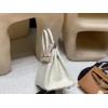 Hermès Birkin Ostrich 25cm High-End Custom-Made Birkin 25cm South African KK Ostrich Parchemin｜A color tone with the finest beauty and elegance among ostrich white-based colors! Gold Hardware  
