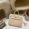 S2 Trench Gold Hardware Hermès Birkin Ostrich 25cm High-End Custom-Made Birkin 25cm South African KK Ostrich  