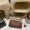 6C/Cuivre Gold Hardware Hermès Birkin Ostrich 25cm High-End Custom-Made 25 Birkin South African KK Ostrich  