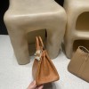 37/Gold Gold Hardware Hermès Birkin Ostrich 25cm High-End Custom-Made 25 Birkin South African KK Ostrich  