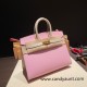 Hermes Birkin25 sellier Epsom X9 Mauve Sylvestre 10 Craie Epsom Full Handmade birkin25-w001 Hermes Birkin25 sellier Epsom X9 Mauve Sylvestre 10 Craie Epsom Full Handmade birkin25-w001