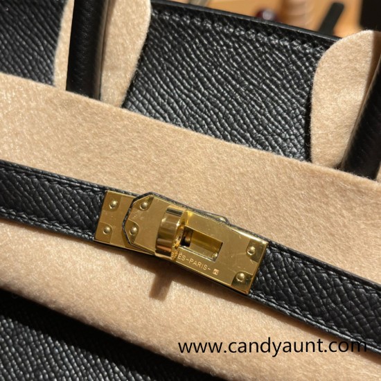 Hermes Birkin25 sellier Epsom 89 Black (Noir) Full Handmade birkin25-w012 Hermes Birkin25 sellier Epsom 89 Black (Noir) Full Handmade birkin25-w012