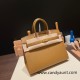 Hermes Birkin25 sellier Epsom Bronze color Madame calfskin Full Handmade birkin25-w016 Hermes Birkin25 sellier Epsom Bronze color Madame calfskin Full Handmade birkin25-w016