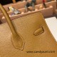 Hermes Birkin25 sellier Epsom U8 Bronze Dore Full Handmade birkin25-w017 Hermes Birkin25 sellier Epsom U8 Bronze Dore Full Handmade birkin25-w017