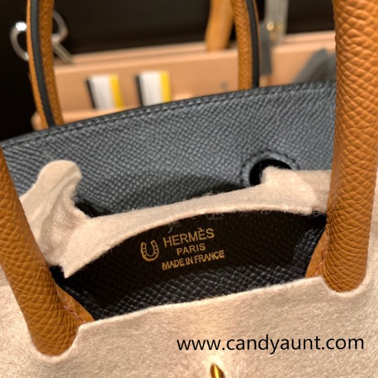 Hermes Birkin25 sellier Epsom 89 Black (Noir) 37 Gold Full Handmade birkin25-w023 Hermes Birkin25 sellier Epsom 89 Black (Noir) 37 Gold Full Handmade birkin25-w023