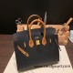 Hermes Birkin25 sellier Epsom 89 Black (Noir) 37 Gold Full Handmade birkin25-w023 Hermes Birkin25 sellier Epsom 89 Black (Noir) 37 Gold Full Handmade birkin25-w023