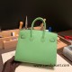 Hermes Birkin25 sellier Epsom 3I Vert Criquet Full Handmade birkin25-w026 Hermes Birkin25 sellier Epsom 3I Vert Criquet Full Handmade birkin25-w026