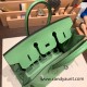 Hermes Birkin25 sellier Epsom 3I Vert Criquet Full Handmade birkin25-w026 Hermes Birkin25 sellier Epsom 3I Vert Criquet Full Handmade birkin25-w026