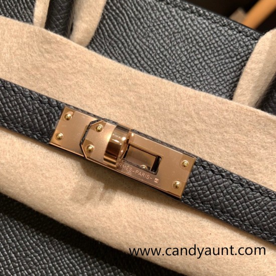 Hermes Birkin25 sellier Epsom 89 Black (Noir) Full Handmade birkin25-w029 Hermes Birkin25 sellier Epsom 89 Black (Noir) Full Handmade birkin25-w029