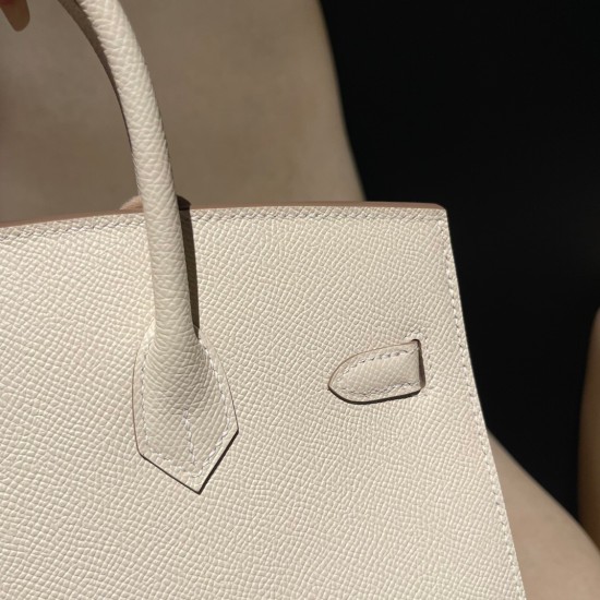 Birkin25 sellier Epsom 10/ Craie Gold Hardware Full Handmade Birkin25 sellier Epsom 10/ Craie Gold Hardware Full Handmade