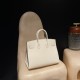 Birkin25 sellier Epsom 10/ Craie Silver Hardware Full Handmade Birkin25 sellier Epsom 10/ Craie Silver Hardware Full Handmade