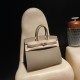 Birkin25 sellier Epsom 18/Étoupe Grey Silver Hardware Full Handmade Birkin25 sellier Epsom 18/Étoupe Grey Silver Hardware Full Handmade