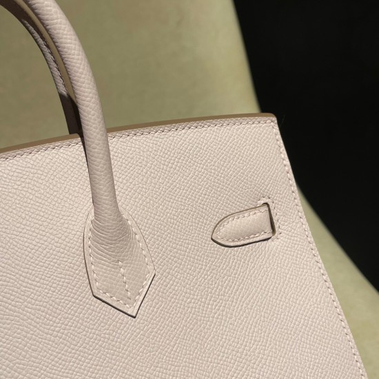 Birkin25 sellier Epsom 9W /Crocus Silver Hardware Full Handmade Birkin25 sellier Epsom 9W /Crocus Silver Hardware Full Handmade