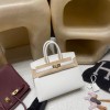 01 / White  Gold Hardware   Epsom   Birkin 25cm Sellier Epsom 