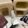 01 / White  Gold Hardware   Epsom   Birkin 25cm Sellier Epsom 
