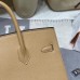Birkin 25cm with  Saddle Stitch Birkin 25cm Sellier Saddle Stitch Epsom 0M / Chai  Silver Hardware  Full Hand-Stitching   Epsom