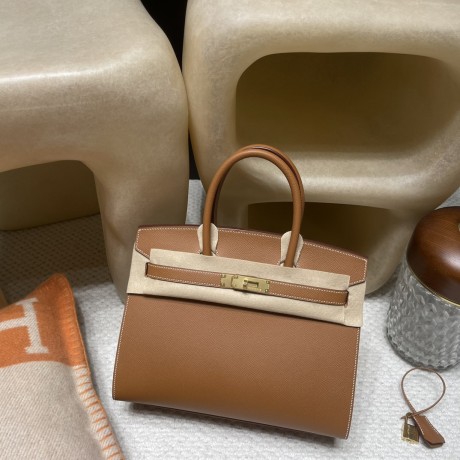 Hermès Birkin Sellier Saddle Stitch Epsom 37 / Gold   Gold Hardware   Epsom