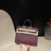 Hermès Birkin Sellier Saddle Stitch Epsom 0G / Rouge Sellier  Rose Gold Hardware  Epsom