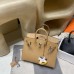 Hermès Birkin25 Sellier Saddle Stitch Epsom 0M / Chai  Silver Hardware   Epsom