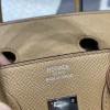 Hermès Birkin25 Sellier Saddle Stitch Epsom 0M / Chai  Silver Hardware   Epsom