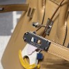 Hermès Birkin25 Sellier Saddle Stitch Epsom 0M / Chai  Silver Hardware   Epsom