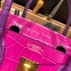 Hermes Birkin 30cm porosus Crocodile 8T/Rose Candy Gold Hardware Full Handmade Hermes Birkin 30cm porosus Crocodile 8T/Rose Candy Gold Hardware Full Handmade