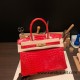 Hermes Birkin 30cm porosus Crocodile 95 /Braise Gold Hardware Full Handmade Hermes Birkin 30cm porosus Crocodile 95 /Braise Gold Hardware Full Handmade
