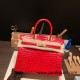 Hermes Birkin 30cm porosus Crocodile 95 /Braise Gold Hardware Full Handmade Hermes Birkin 30cm porosus Crocodile 95 /Braise Gold Hardware Full Handmade