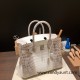 Hermes Birkin 30cm Himalaya 01 Silver Hardware Full Handmade Hermes Birkin 30cm Himalaya 01 Silver Hardware Full Handmade
