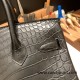 Hermes Birkin 30cm so black Crocodile Black Hardware Full Handmade Hermes Birkin 30cm so black Crocodile Black Hardware Full Handmade