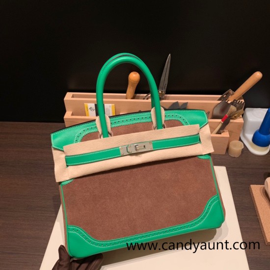 Hermes Birkin 30cm swift& chamois 1K /Bambou & 37/ Gold Silver Hardware Full Handmade Hermes Birkin 30cm swift& chamois 1K /Bambou & 37/ Gold Silver Hardware Full Handmade
