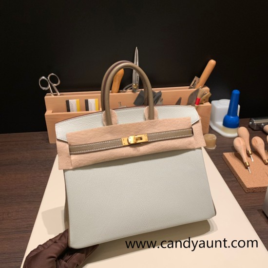 Hermes Birkin 31cm touch Gold Silver Full Handmade Hermes Birkin 31cm touch Gold Silver Full Handmade