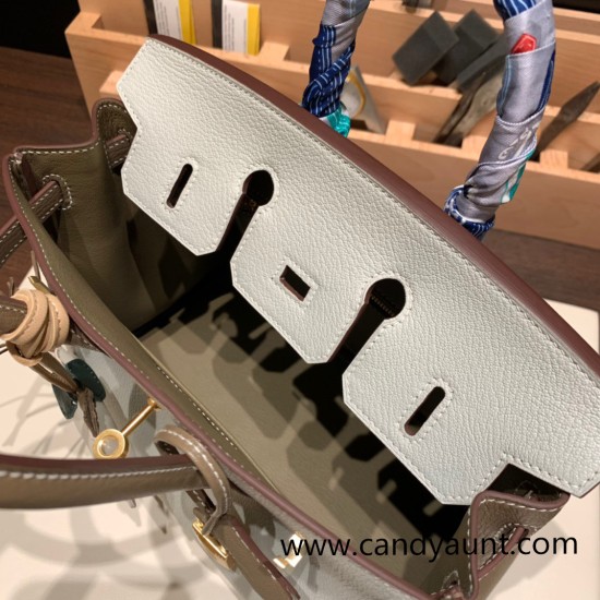 Hermes Birkin 31cm touch Gold Silver Full Handmade Hermes Birkin 31cm touch Gold Silver Full Handmade