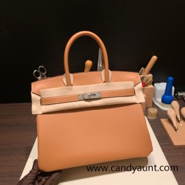Hermes Birkin 30cm Jonathan 37/Gold Silver Hardware  Full Handmade birkin30-013
