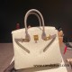Hermes Birkin 30cm Ostrich M8/Gris Asphalt & 3C /Parchemin Gold Hardware Full Handmade Hermes Birkin 30cm Ostrich M8/Gris Asphalt & 3C /Parchemin Gold Hardware Full Handmade