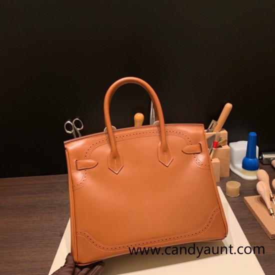 Hermes Birkin 30cm Jonathan 37 /Gold Silver Hardware Full Handmade Hermes Birkin 30cm Jonathan 37 /Gold Silver Hardware Full Handmade