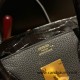Hermes Birkin 30cm Crocodile& Touch 89 Black (Noir) Gold Hardware Full Handmade Hermes Birkin 30cm Crocodile& Touch 89 Black (Noir) Gold Hardware Full Handmade
