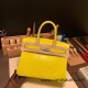 Hermes Birkin 30cm lizard 9L/ CANARI Silver Hardware Full Handmade Hermes Birkin 30cm lizard 9L/ CANARI Silver Hardware Full Handmade