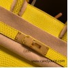 Hermes Birkin 30cm lizard 9L/CANARI Gold Hardware  Full Handmade birkin30-022