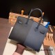 Hermes Birkin 30cm Casaque 89/ Black & 76/Blue Indigo & 0F/Blue Frida Gold Hardware Full Handmade Hermes Birkin 30cm Casaque 89/ Black & 76/Blue Indigo & 0F/Blue Frida Gold Hardware Full Handmade