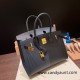 Hermes Birkin 30cm Casaque 89/ Black & 76/Blue Indigo & 0F/Blue Frida Gold Hardware Full Handmade Hermes Birkin 30cm Casaque 89/ Black & 76/Blue Indigo & 0F/Blue Frida Gold Hardware Full Handmade
