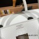 Hermes Birkin 30cm Epsom 01/White (Blanc) Silver Hardware Gold Hardware Full Handmade Hermes Birkin 30cm Epsom 01/White (Blanc) Silver Hardware Gold Hardware Full Handmade