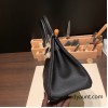 Hermes birkin 30cm togo 89/ Black (Noir) Silver Hardware  Full Handmade birkin30-031