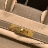 Hermes birkin 30cm togo 18/Étoupe Grey  Gold Hardware  Full Handmade birkin30-035