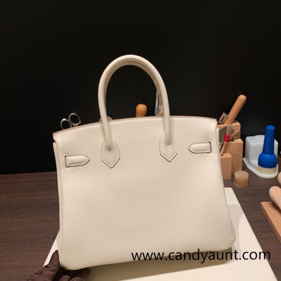 Hermes birkin 30cm togo 10/ Craie Gold Hardware Full Handmade Hermes birkin 30cm togo 10/ Craie Gold Hardware Full Handmade