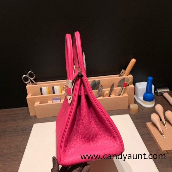 Hermes birkin 30cm togo 8T/ Rose Candy Gold Hardware Full Handmade Hermes birkin 30cm togo 8T/ Rose Candy Gold Hardware Full Handmade