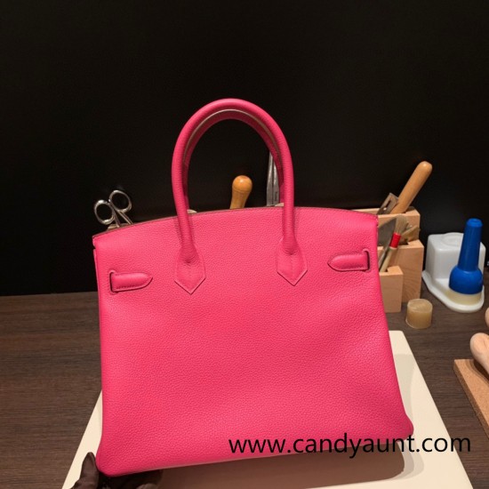 Hermes birkin 30cm togo 8T/ Rose Candy Gold Hardware Full Handmade Hermes birkin 30cm togo 8T/ Rose Candy Gold Hardware Full Handmade