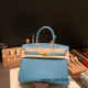 Hermes birkin 30cm togo 75 /Blue Jean Gold Hardware Full Handmade Hermes birkin 30cm togo 75 /Blue Jean Gold Hardware Full Handmade